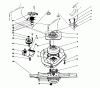 Toro 20107 - Lawnmower, 1992 (2000001-2999999) Ersatzteile BLADE BRAKE CLUTCH ASSEMBLY