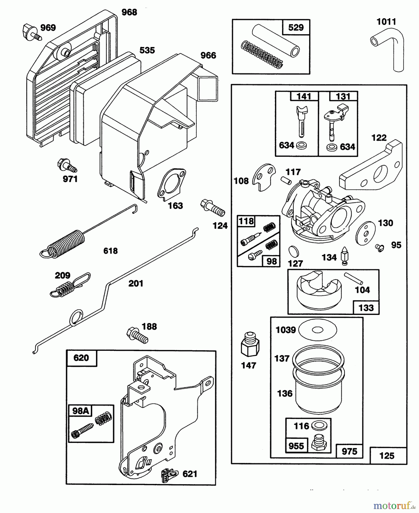  Toro Neu Mowers, Walk-Behind Seite 1 20107 - Toro Lawnmower, 1992 (2000001-2999999) ENGINE GTS-150 77-8980 #2