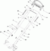 Toro 20113 - 22" Recycler Lawn Mower, 2008 (280000001-280999999) Ersatzteile HANDLE ASSEMBLY