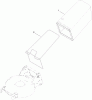 Toro 20192 - Super Bagger Lawn Mower, 2011 (311000001-311999999) Ersatzteile REAR BAG ASSEMBLY