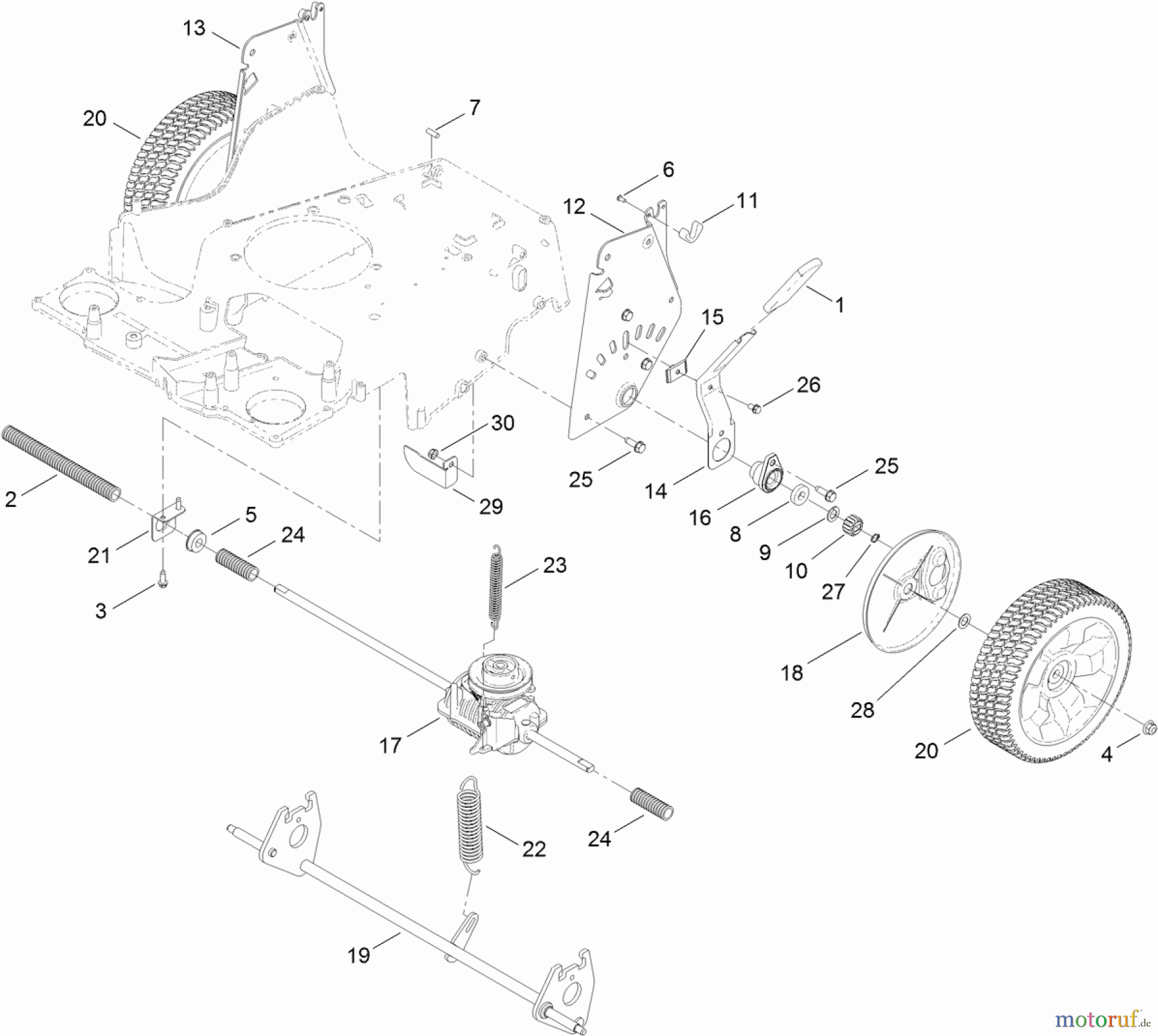 Toro Neu Mowers, Walk-Behind Seite 1 20199 - Toro TimeMaster 30