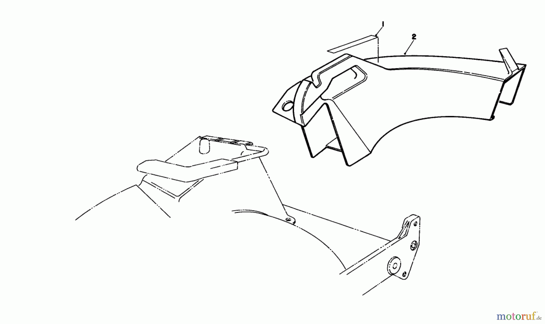 Toro Neu Mowers, Walk-Behind Seite 1 20211 - Toro Lawnmower, 1991 (1000001-1999999) SIDE DISCHARGE CHUTE MODEL NO 59168 (OPTIONAL)