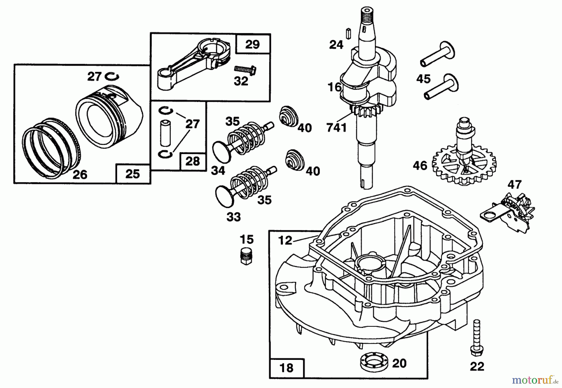 Toro Neu Mowers, Walk-Behind Seite 1 20213 - Toro Lawnmower, 1992 (2000001-2999999) ENGINE BRIGGS & STRATTON MODEL 124702-3115-01 #2