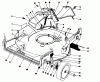 Toro 20213 - Lawnmower, 1992 (2000001-2999999) Ersatzteile HOUSING ASSEMBLY