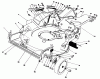 Toro 20214 - Lawnmower, 1991 (1000001-1999999) Ersatzteile HOUSING ASSEMBLY