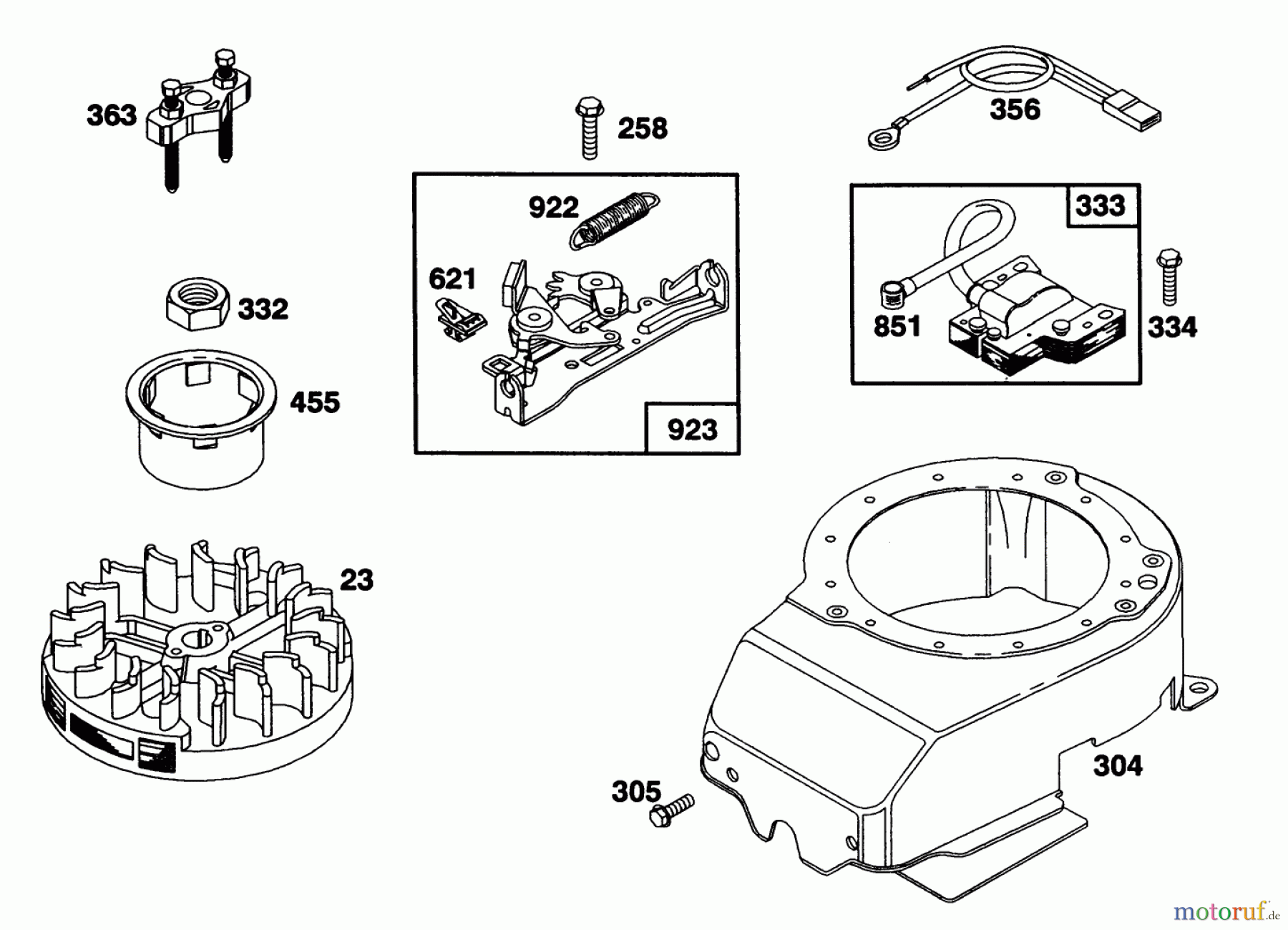  Toro Neu Mowers, Walk-Behind Seite 1 20214 - Toro Lawnmower, 1992 (2000001-2999999) ENGINE BRIGGS & STRATTON MODEL 124702-3115-01 #6
