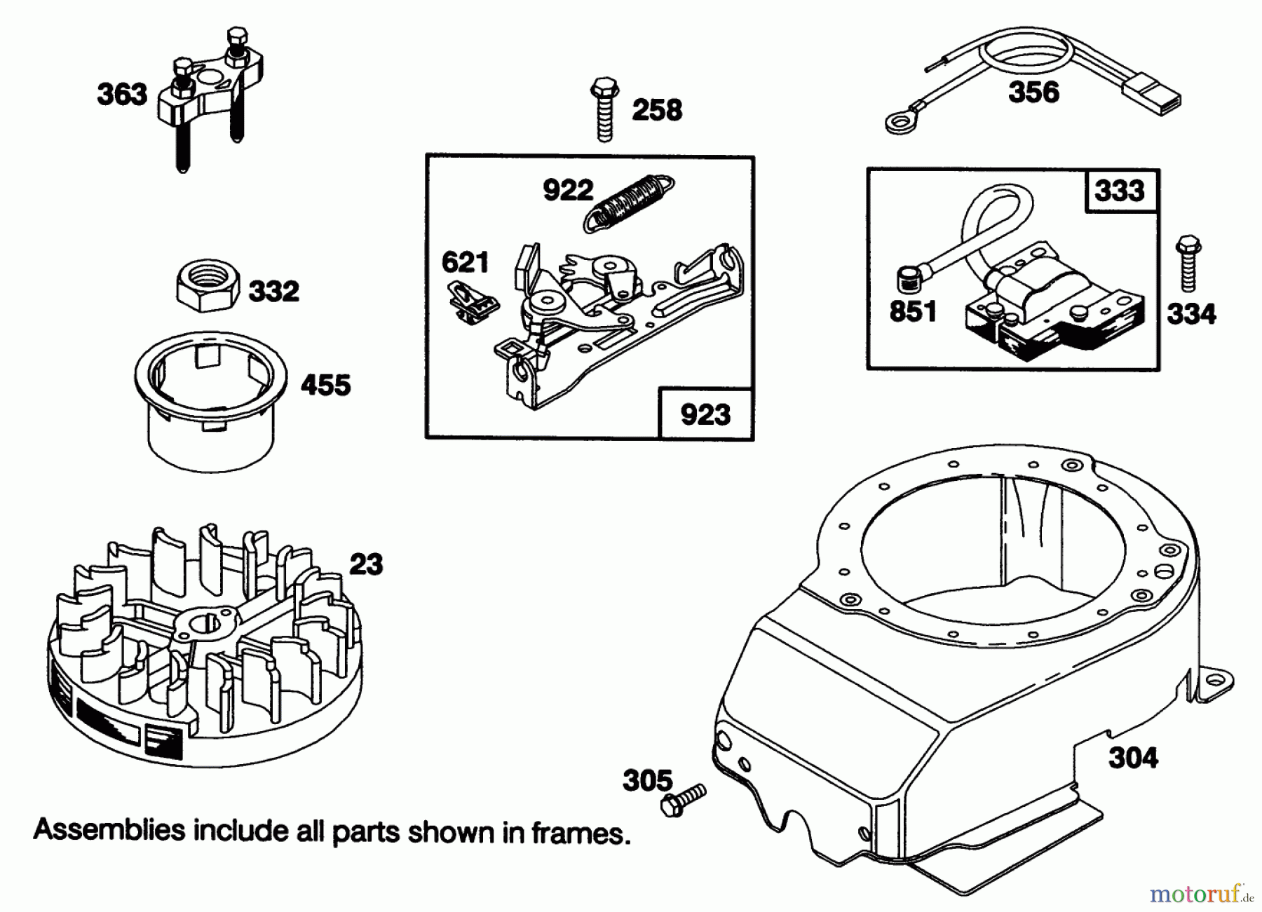 Toro Neu Mowers, Walk-Behind Seite 1 20215 - Toro Lawnmower, 1991 (1000001-1999999) ENGINE BRIGGS & STRATTON MODEL 122702-3171-01 #6