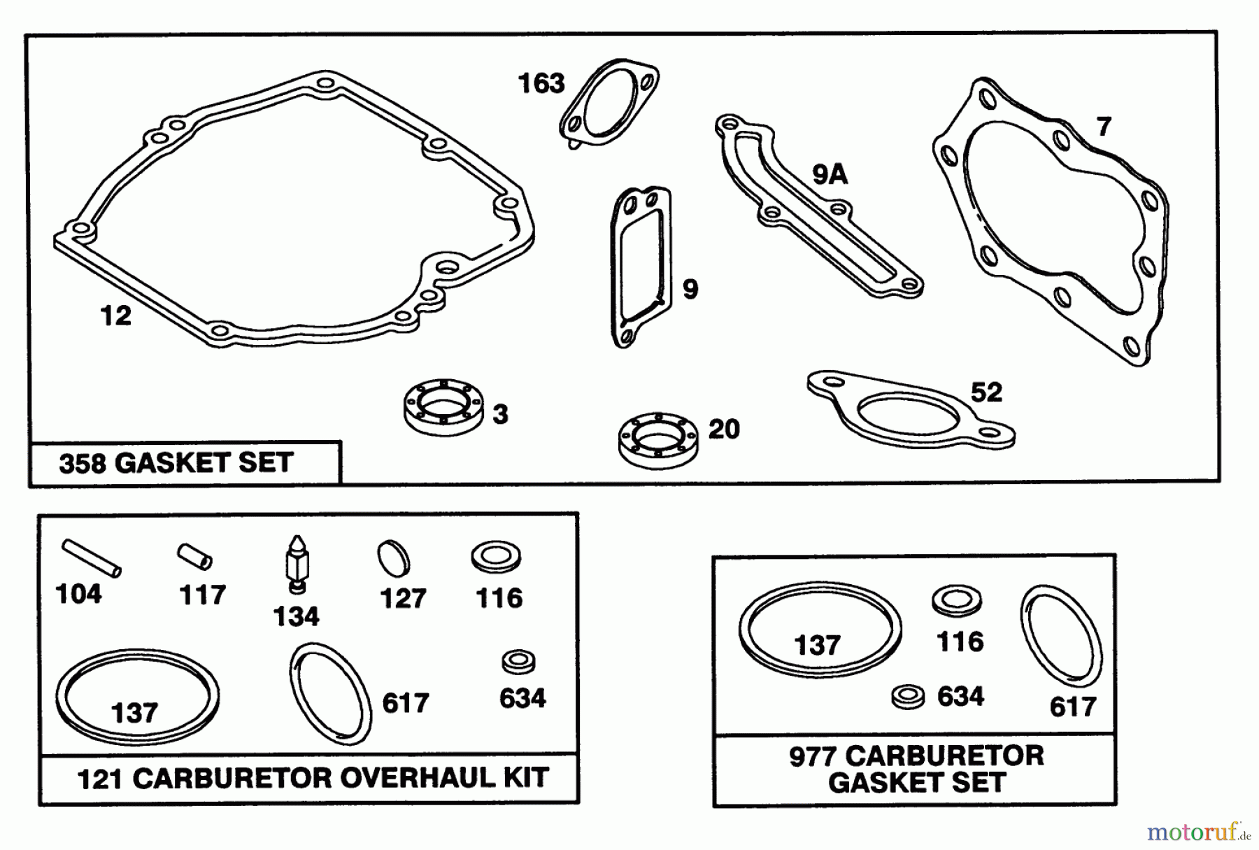 Toro Neu Mowers, Walk-Behind Seite 1 20215 - Toro Lawnmower, 1992 (2000001-2999999) ENGINE BRIGGS & STRATTON MODEL 122702-3171-01 #8