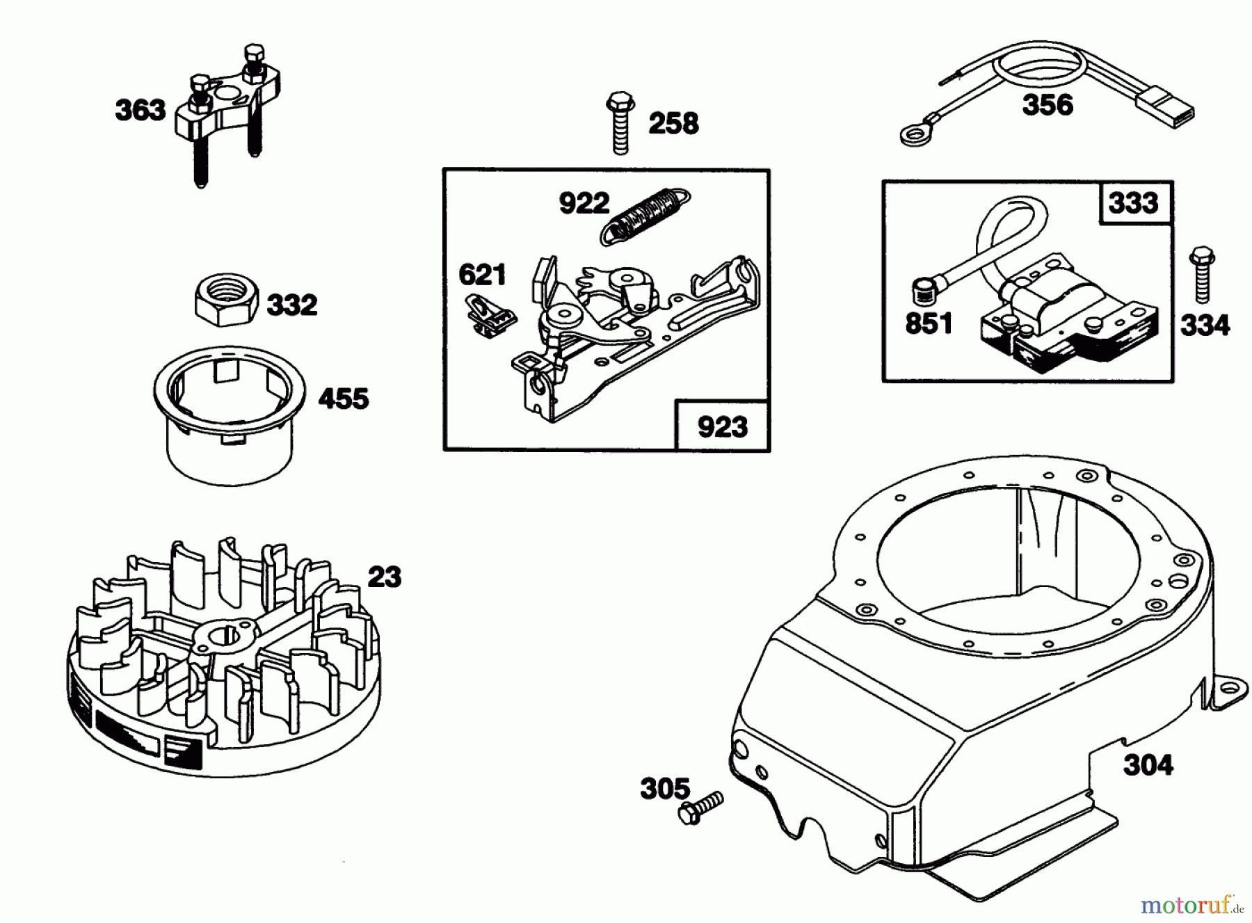  Toro Neu Mowers, Walk-Behind Seite 1 20217 - Toro Lawnmower, 1991 (1000001-1999999) ENGINE RIGGS & STRATTON MODEL 124702-3115-01 #6