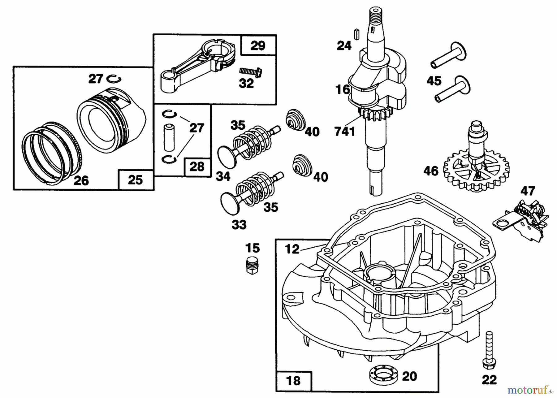 Toro Neu Mowers, Walk-Behind Seite 1 20218 - Toro Lawnmower, 1991 (1000001-1999999) ENGINE BRIGGS & STRATTON MODEL 124702-3115-01 #2