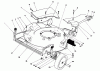 Toro 20218 - Lawnmower, 1992 (2000001-2999999) Ersatzteile HOUSING ASSEMBLY