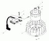Toro 20219 - Lawnmower, 1991 (1000001-1999999) Ersatzteile MAGNETO & FLYWHEEL ASSEMBLY (MODEL VML0-2)