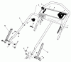 Toro 20321 - Lawnmower, 1992 (2000001-2999999) Ersatzteile HANDLE ASSEMBLY