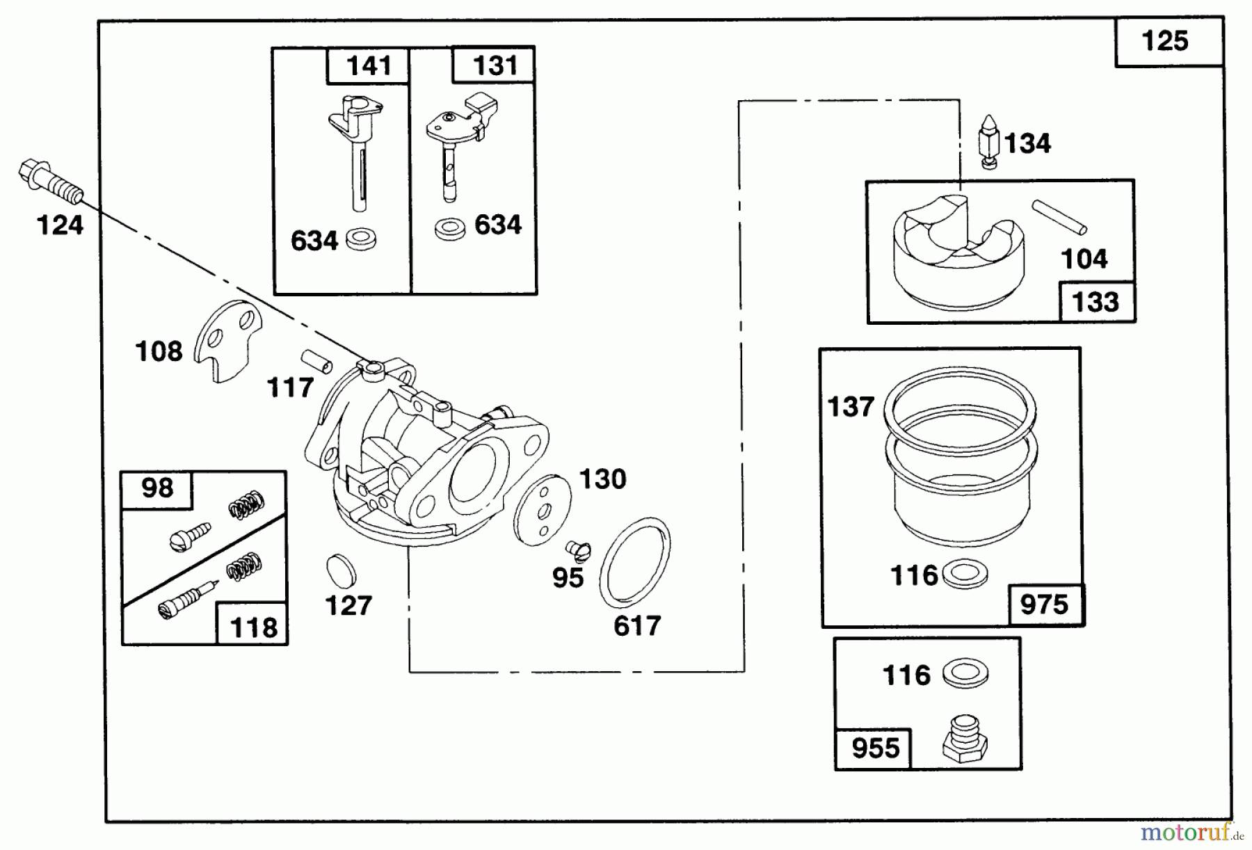  Toro Neu Mowers, Walk-Behind Seite 1 20322 - Toro Lawnmower, 1992 (2000001-2999999) ENGINE BRIGGS & STRATTON MODEL 124707-3185-01 #4