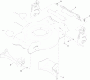 Toro 20323 - 20" Mulching/Rear Bagging Lawn Mower, 2011 (311000001-311999999) Ersatzteile HOUSING AND REAR DOOR ASSEMBLY