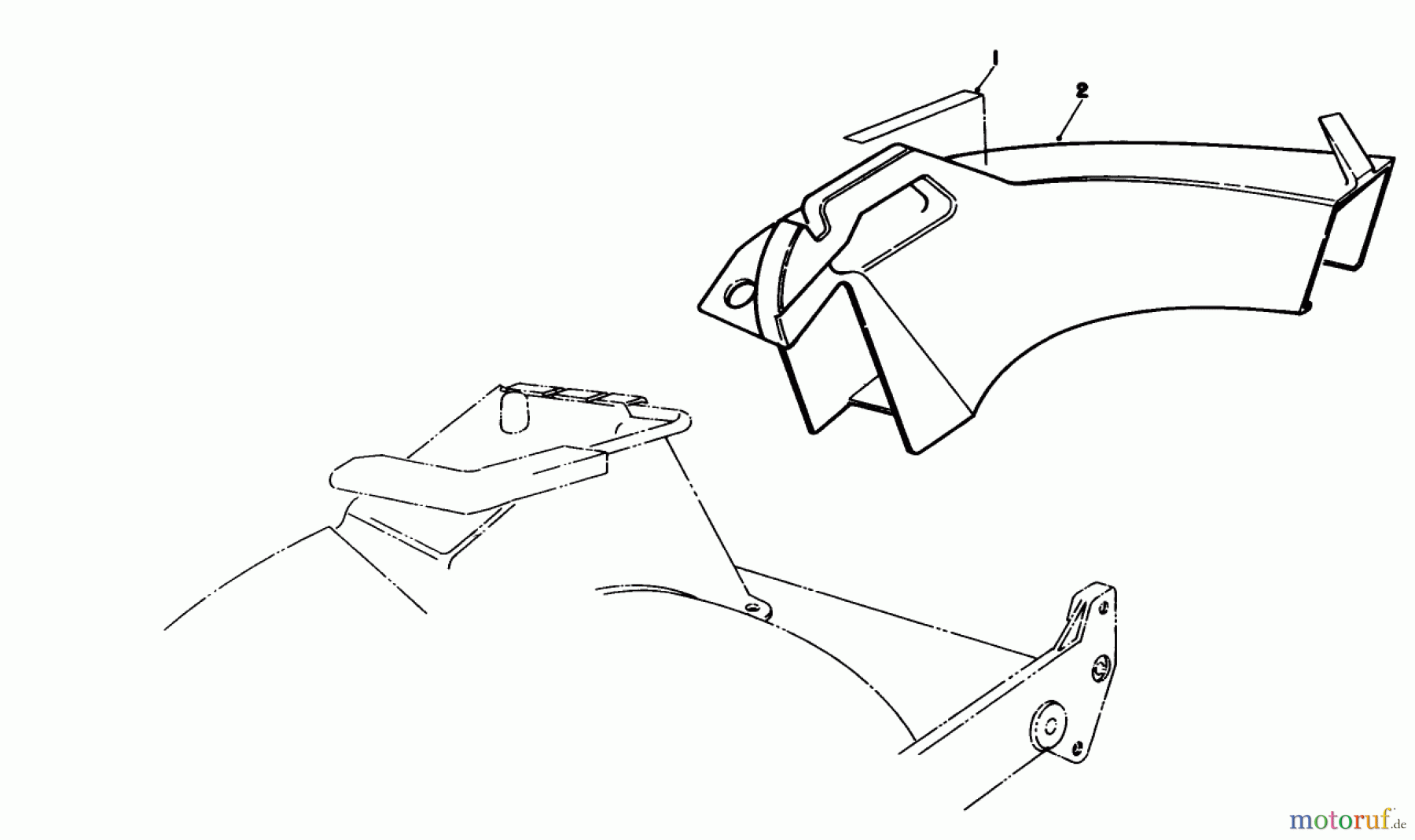  Toro Neu Mowers, Walk-Behind Seite 1 20325 - Toro Lawnmower, 1992 (2000001-2999999) SIDE DISCHARGE CHUTE MODEL NO. 59168 (OPTIONAL)