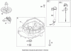Toro 20330 - 22" Recycler Lawn Mower, 2009 (290000001-290999999) Ersatzteile CRANKCASE COVER/SUMP ASSEMBLY BRIGGS AND STRATTON 124T02-0203-B1