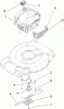Toro 20330 - 22" Recycler Lawn Mower, 2009 (290000001-290999999) Ersatzteile ENGINE AND BLADE ASSEMBLY