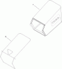 Toro 20330 - 22" Recycler Lawn Mower, 2009 (290000001-290999999) Ersatzteile REAR BAG ASSEMBLY