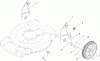 Toro 20331 - 22" Recycler Lawn Mower, 2009 (290000001-290999999) Ersatzteile REAR AXLE AND WHEEL ASSEMBLY