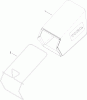 Toro 20331C - 22" Recycler Lawn Mower, 2011 (311000001-311999999) Ersatzteile REAR BAG ASSEMBLY
