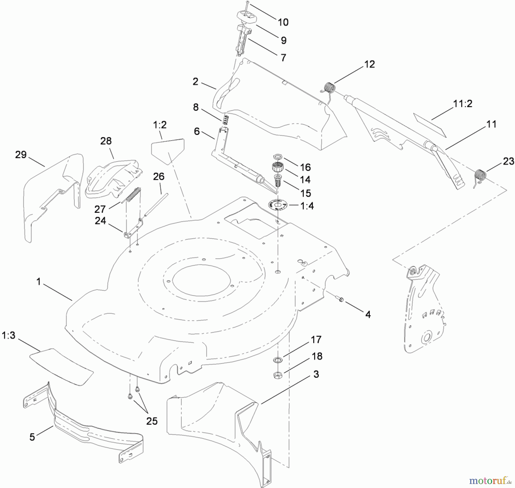 Toro Neu Mowers, Walk-Behind Seite 1 20332C - Toro 22