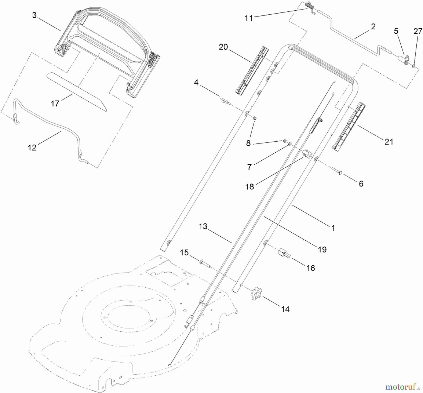  Toro Neu Mowers, Walk-Behind Seite 1 20332C - Toro 22