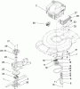 Toro 20333 - 22" Recycler Lawn Mower, 2009 (290000001-290999999) Ersatzteile ENGINE ASSEMBLY