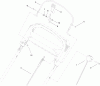 Toro 20333C - 22" Recycler Lawn Mower, 2011 (311000001-311999999) Ersatzteile HANDLE COMPONENT ASSEMBLY