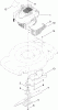 Toro 20338 - 22" Recycler Lawn Mower, 2010 (310000001-310999999) Ersatzteile ENGINE AND BLADE ASSEMBLY