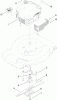 Toro 20350 - 22" Recycler Lawn Mower, 2010 (310000001-310001316) Ersatzteile ENGINE AND BLADE ASSEMBLY