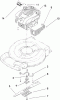 Toro 20351 - 22" Recycler Lawn Mower, 2009 (290000001-290999999) Ersatzteile ENGINE AND BLADE ASSEMBLY