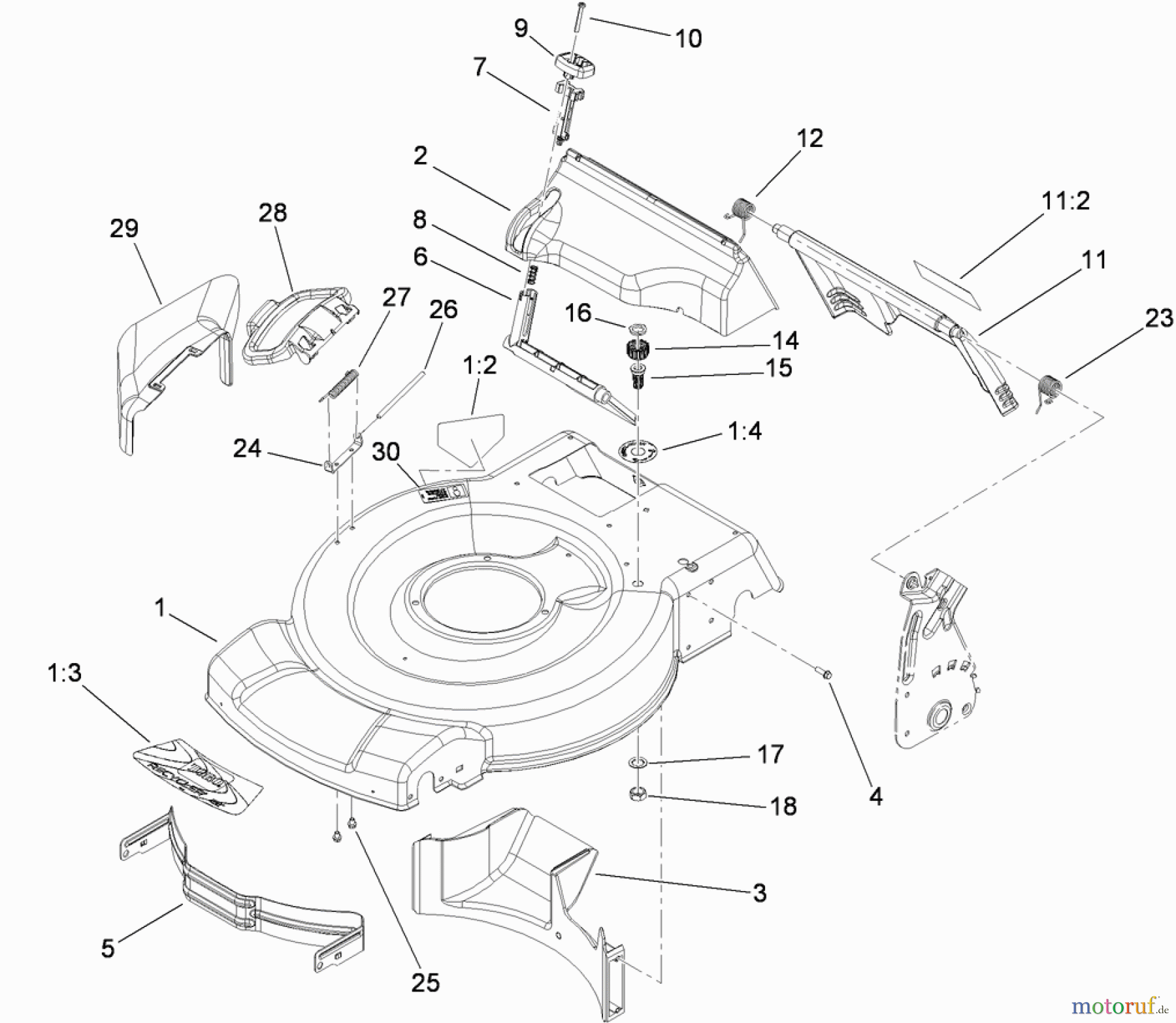  Toro Neu Mowers, Walk-Behind Seite 1 20352 - Toro 22