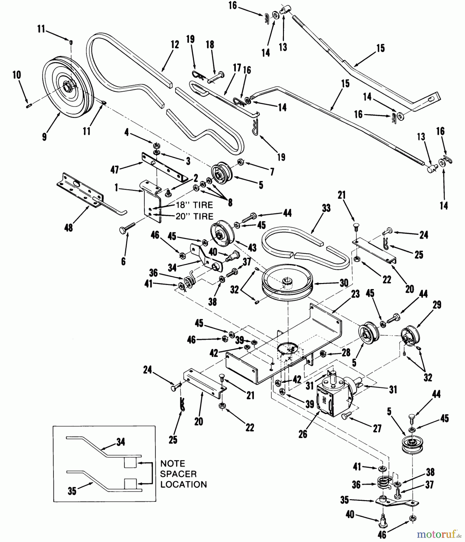 Toro Neu Accessories, Tiller/Cultivator 07-30TL02 - Toro 30