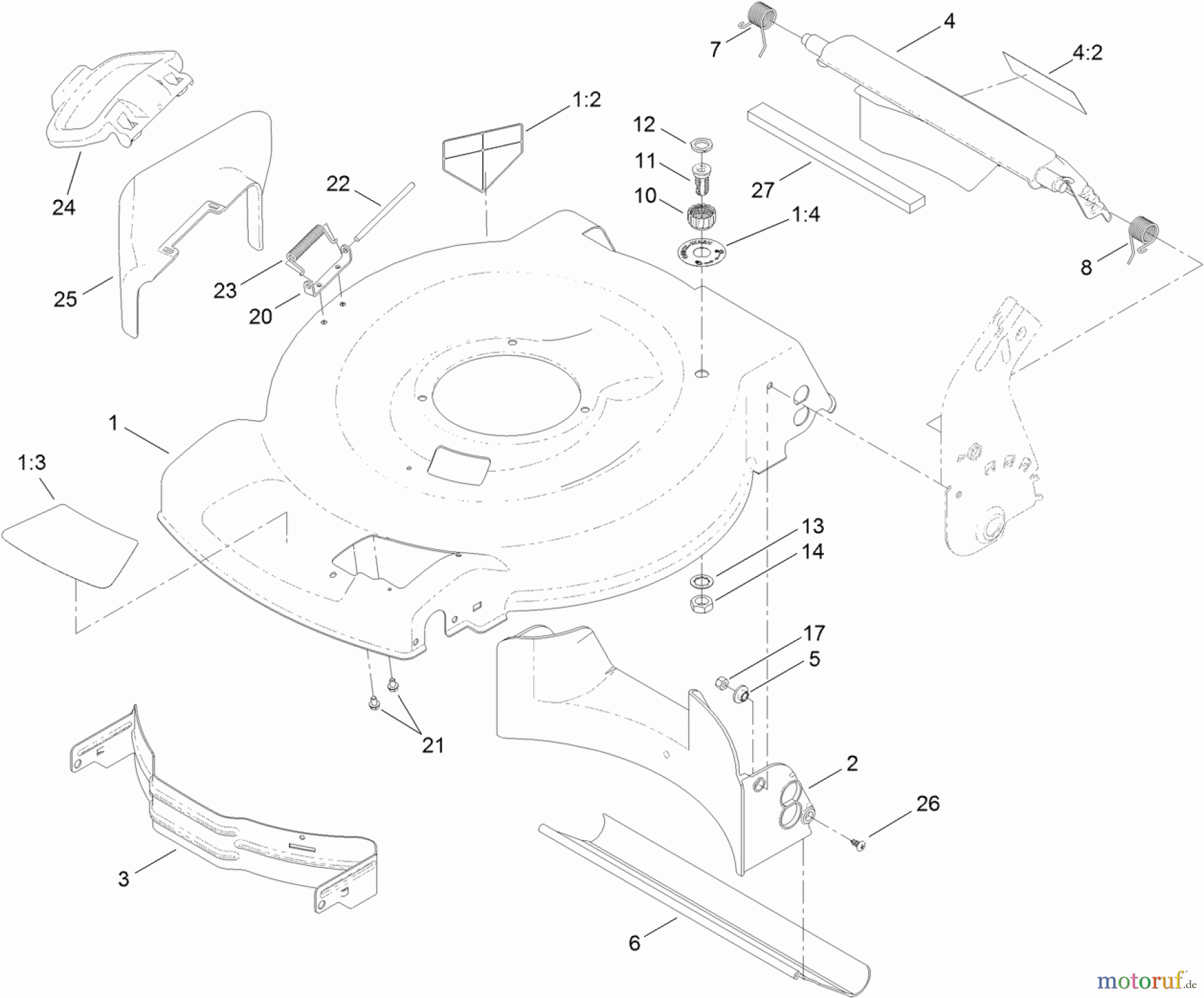  Toro Neu Mowers, Walk-Behind Seite 1 20378 - Toro 22