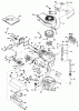 Toro 20403 - Lawnmower, 1977 (7000001-7999999) Ersatzteile ENGINE TECUMSEH MODEL NO. TNT 100-10051A