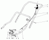 Toro 20403 - Lawnmower, 1977 (7000001-7999999) Ersatzteile HANDLE ASSEMBLY