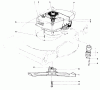 Toro 20407 - Lawnmower, 1977 (7000001-7999999) Ersatzteile ENGINE ASSEMBLY