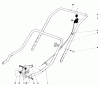 Toro 20407 - Lawnmower, 1977 (7000001-7999999) Ersatzteile HANDLE ASSEMBLY