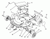 Toro 20431 - Lawnmower, 1993 (39000001-39999999) Ersatzteile HOUSING ASSEMBLY