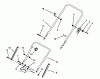 Toro 20434 - Recycler II, 1993 (3900001-3999999) Ersatzteile HANDLE ASSEMBLY