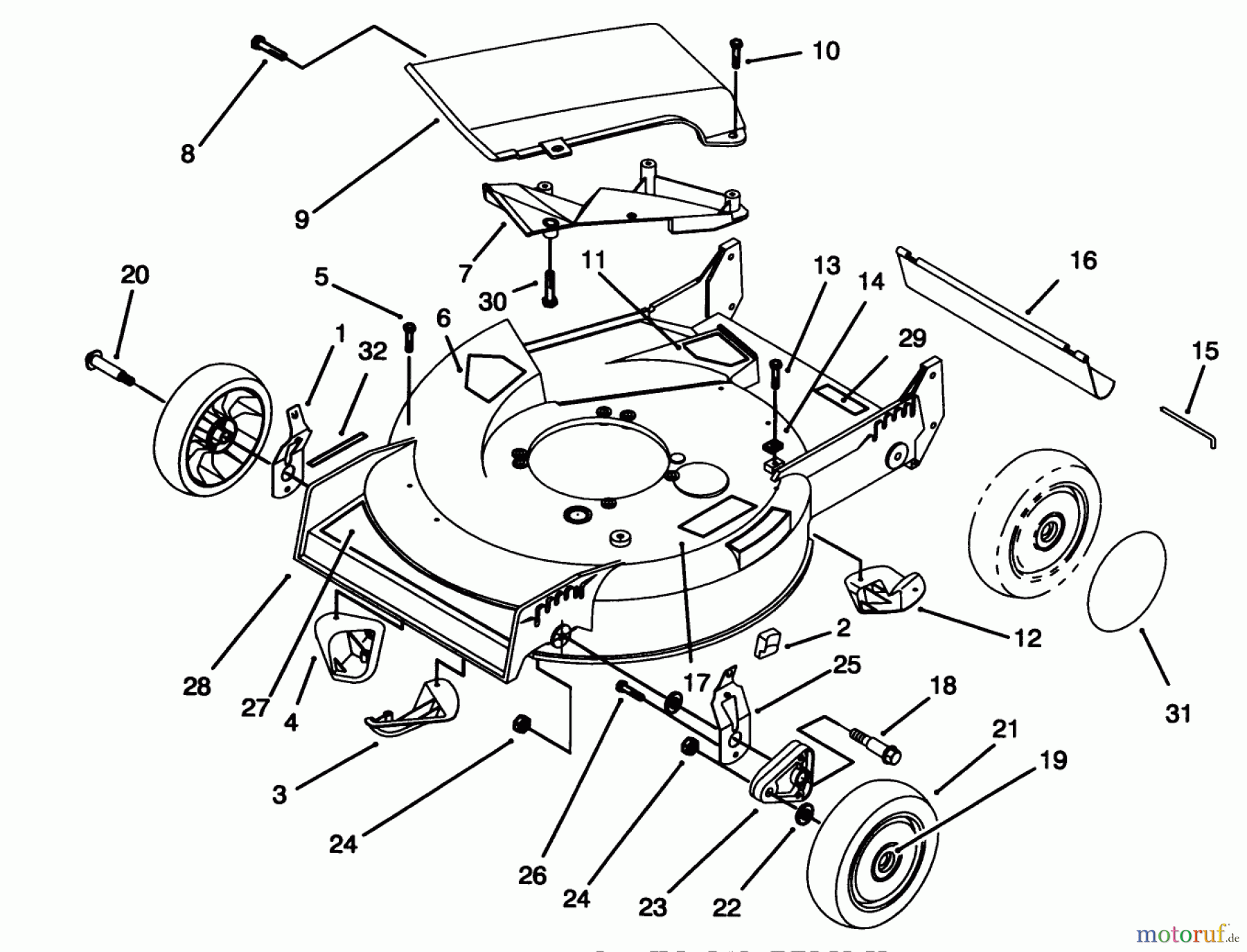  Toro Neu Mowers, Walk-Behind Seite 1 20435 - Toro 21
