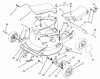 Toro 20436 - 21" Recycler II Super Pro, 1993 (39000001-39999999) Ersatzteile HOUSING ASSEMBLY