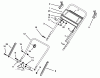 Toro 20436WF - 21" Recycler II Super Pro, 1993 (39000001-39999999) Ersatzteile HANDLE ASSEMBLY