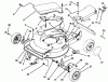 Toro 20436WF - 21" Recycler II Super Pro, 1993 (39000001-39999999) Ersatzteile HOUSING ASSEMBLY