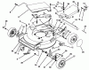 Toro 20437 - 21" Recycler II Super Pro, 1993 (39000001-39999999) Ersatzteile HOUSING ASSEMBLY