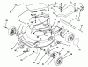 Toro 20439 - Lawnmower, 1994 (49000001-49999999) Ersatzteile HOUSING ASSEMBLY