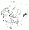 Toro 20440 - Lawnmower, 1974 (4000001-4999999) Ersatzteile GRASS BAG ASSEMBLY MODEL NOS. 20440, 20550 AND 20660