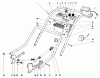 Toro 20440 - Lawnmower, 1974 (4000001-4999999) Ersatzteile HANDLE ASSEMBLY-MODEL NO. 20660