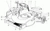 Toro 20440 - Lawnmower, 1974 (4000001-4999999) Ersatzteile HOUSING ASSEMBLY MODEL NO. 20440